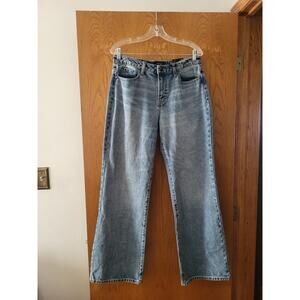 Ed Hardy Baggy Jeans Women's 30 Full Print  Graphic Grunge Y2K 90s Edgy NWOT